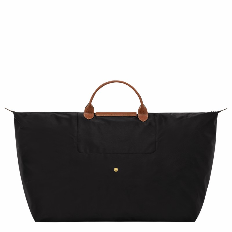 Longchamp Le Pliage Original M Travel bag - Recycled canvas Black USA | L1625089001-