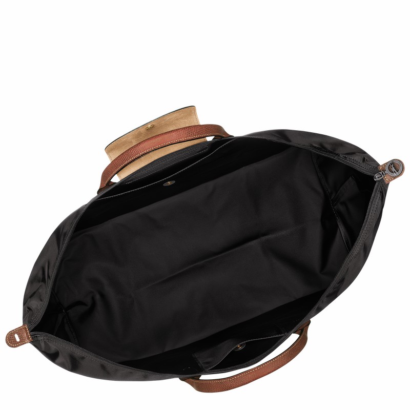 Longchamp Le Pliage Original M Travel bag - Recycled canvas Black USA | L1625089001-