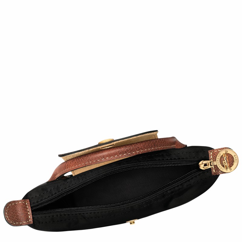 Longchamp Le Pliage Original Pouch with handle - Recycled canvas Black USA | 34175089001-