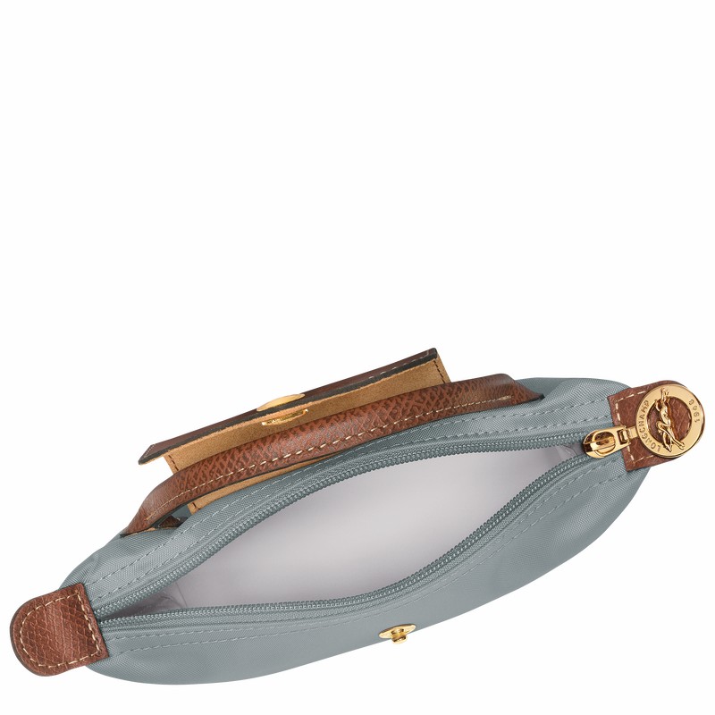 Longchamp Le Pliage Original Pouch with handle - Recycled canvas Grey USA | 34175089P80-