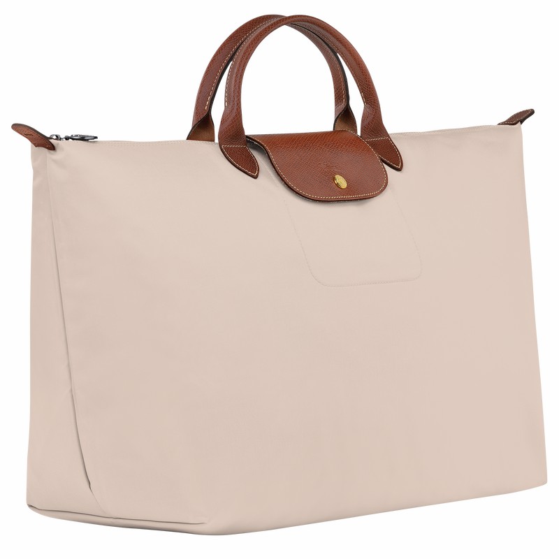 Longchamp Le Pliage Original S Travel bag - Recycled canvas White USA | L1624089P71-