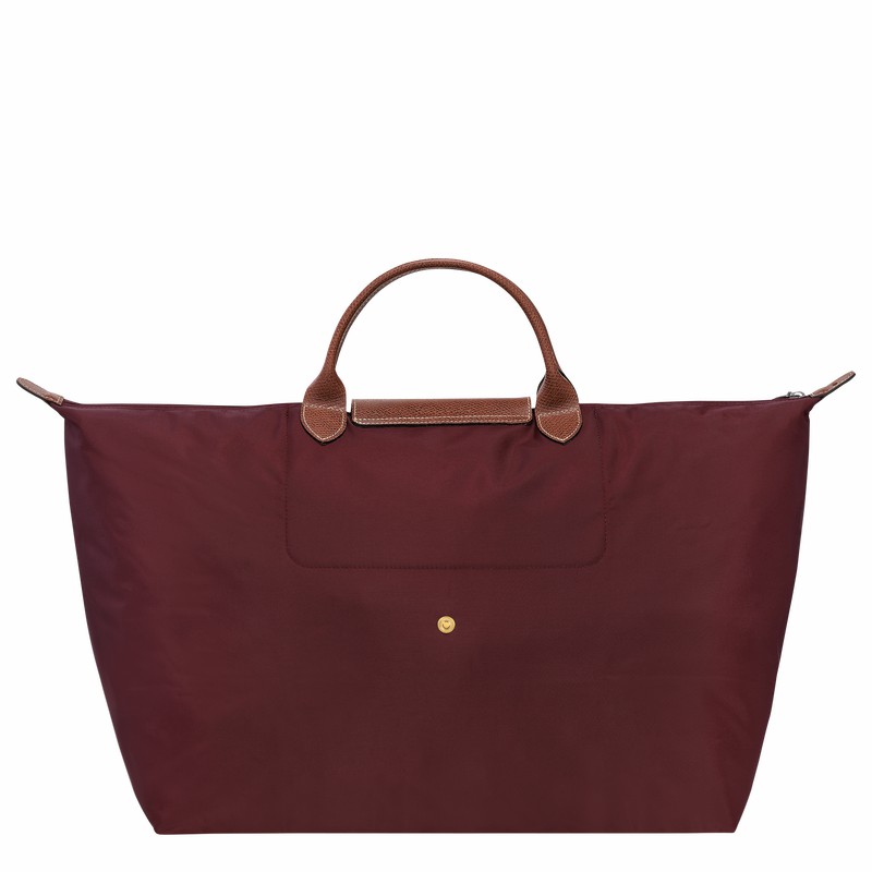 Longchamp Le Pliage Original S Travel bag - Recycled canvas Burgundy USA | L1624089P87-