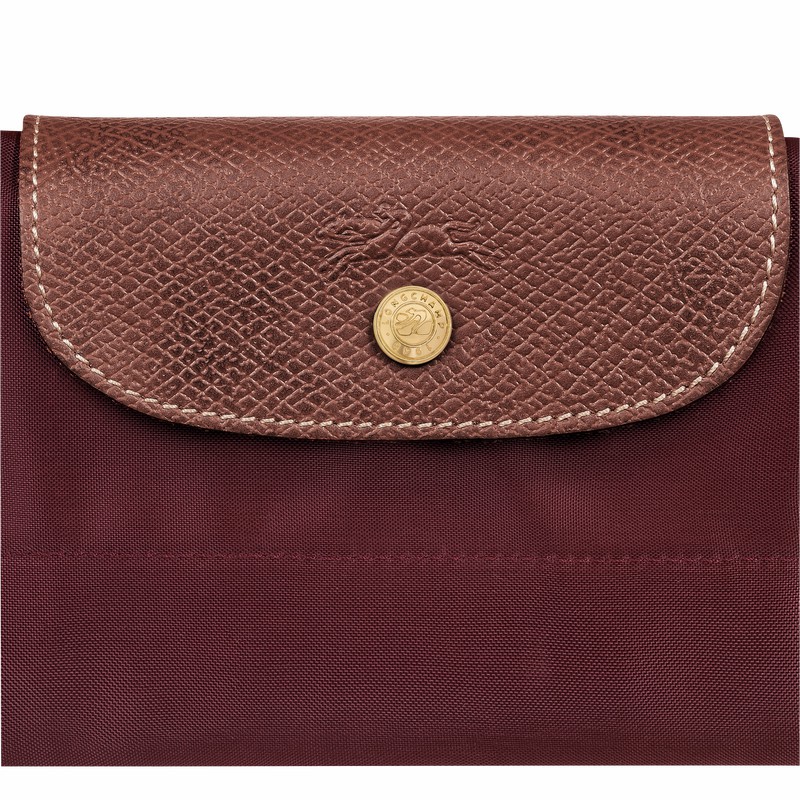 Longchamp Le Pliage Original S Travel bag - Recycled canvas Burgundy USA | L1624089P87-