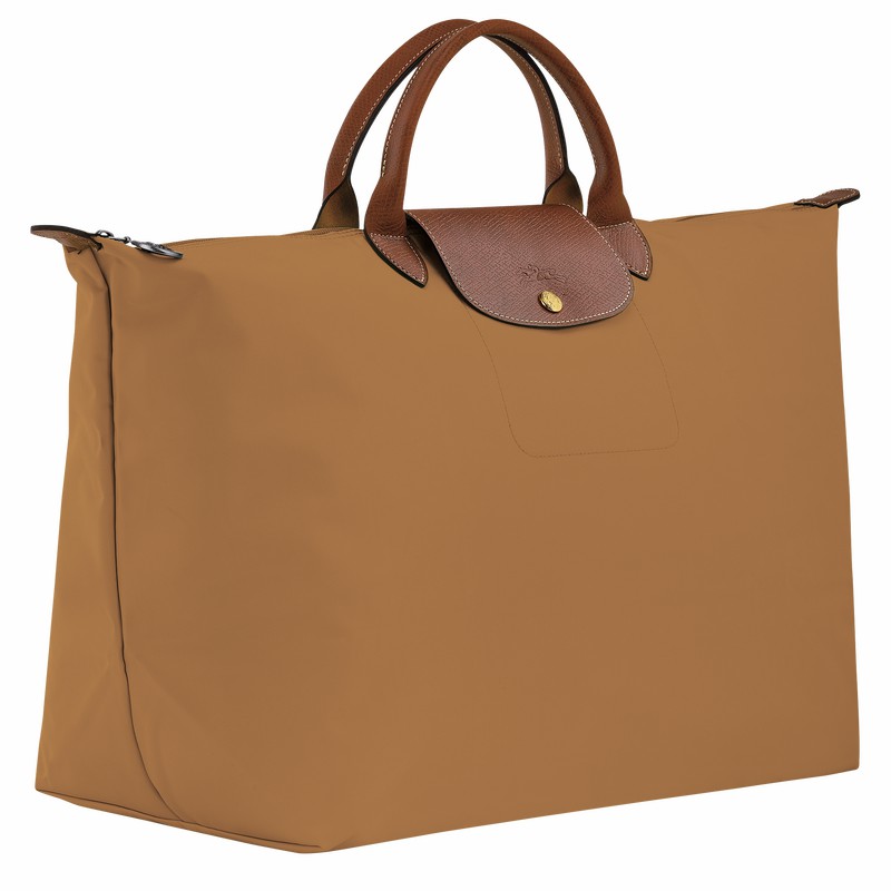 Longchamp Le Pliage Original S Travel bag - Recycled canvas Khaki USA | L1624089P86-