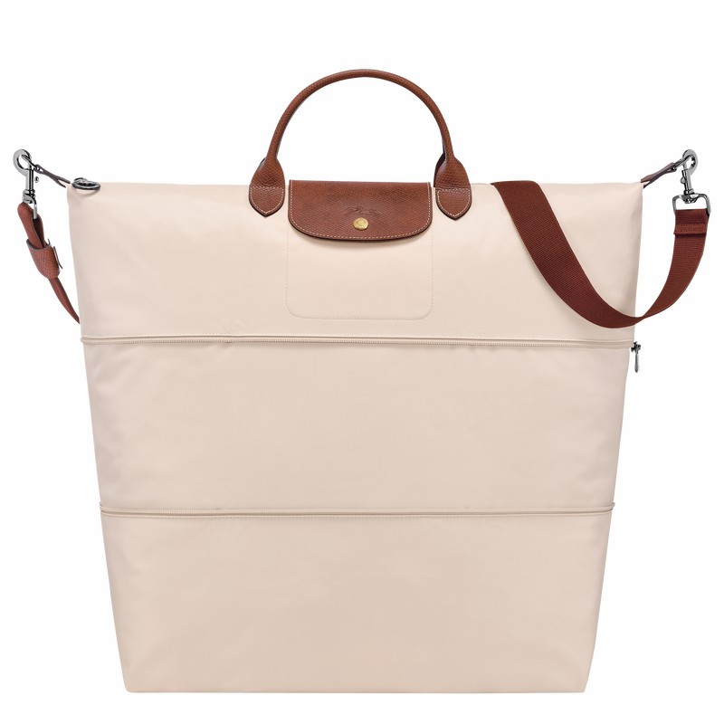 Longchamp Le Pliage Original Travel bag expandable - Recycled canvas White USA | L1911089P71-