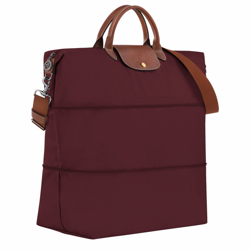 Longchamp Le Pliage Original Travel bag expandable - Recycled canvas Burgundy USA | L1911089P87-