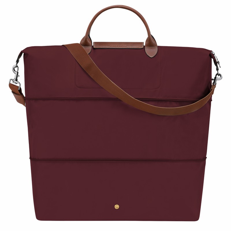 Longchamp Le Pliage Original Travel bag expandable - Recycled canvas Burgundy USA | L1911089P87-