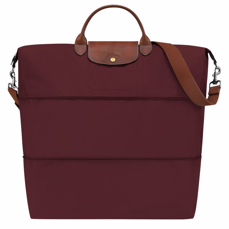 Longchamp Le Pliage Original Travel bag expandable - Recycled canvas Burgundy USA | L1911089P87-