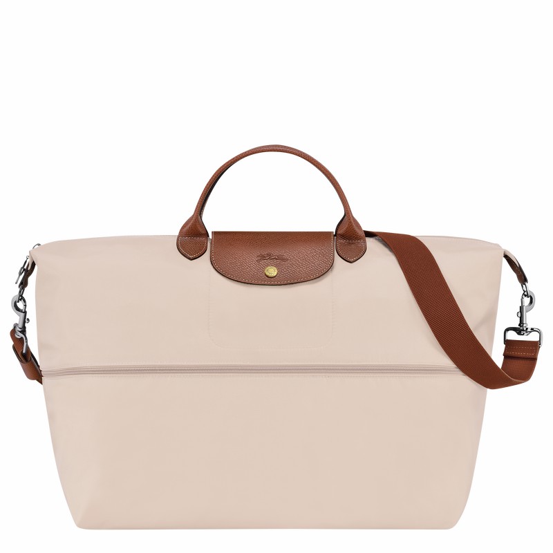 Longchamp Le Pliage Original Travel bag expandable - Recycled canvas White USA | L1911089P71