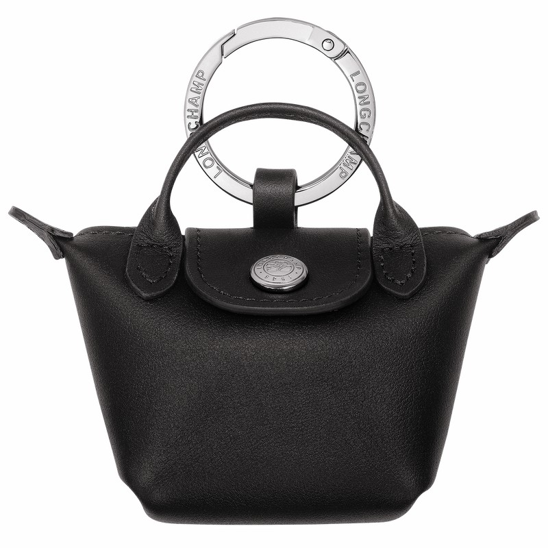 Longchamp Le Pliage Xtra Airpods case - Leather Black USA | 36078987001