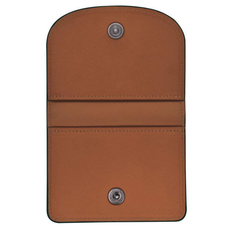 Longchamp Le Pliage Xtra Card holder - Leather Brown USA | 30039987504-