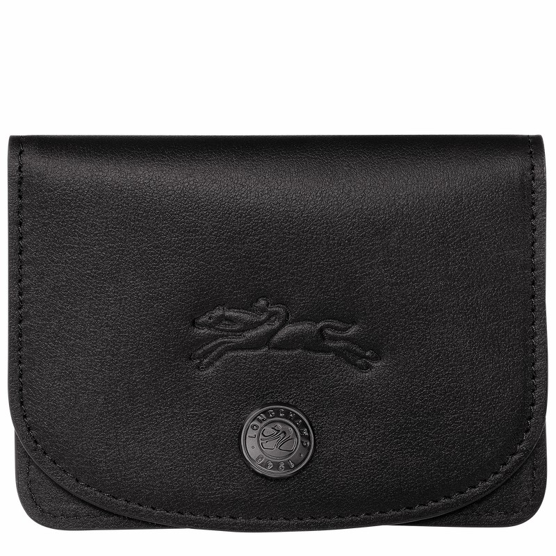 Longchamp Le Pliage Xtra Card holder - Leather Black USA | 30039987001-