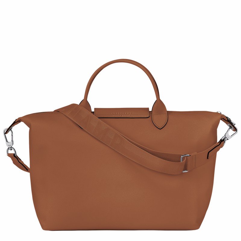 Longchamp Le Pliage Xtra L Handbag - Leather Bag Brown | 10201987504