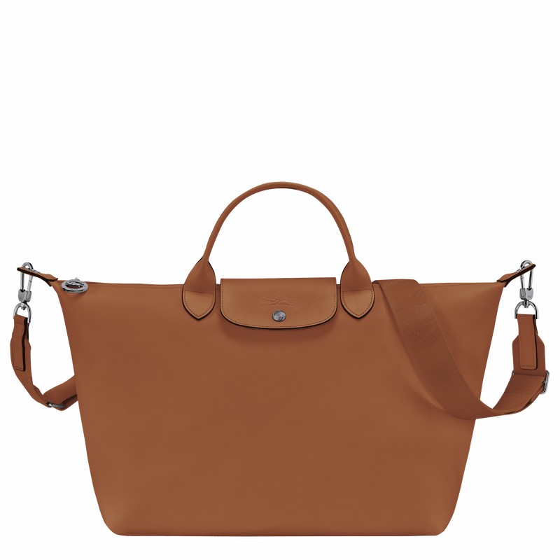 Longchamp Le Pliage Xtra L Handbag - Leather Bag Brown | 10201987504