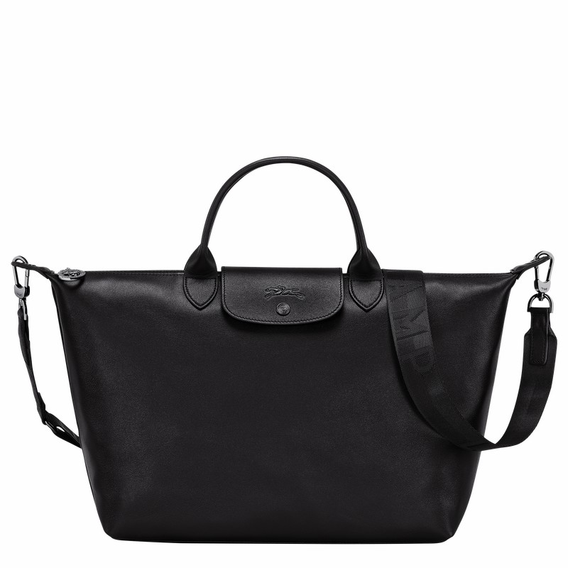 Longchamp Le Pliage Xtra L Handbag - Leather Bag Black | 10201987001-