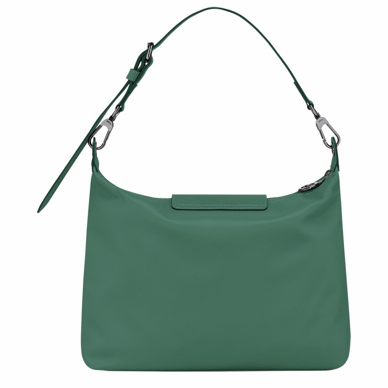 Longchamp Le Pliage Xtra M Hobo bag - Leather Olive USA | 10189987D90