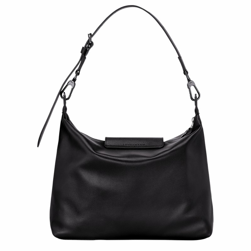 Longchamp Le Pliage Xtra M Hobo bag - Leather Black USA | 10189987001