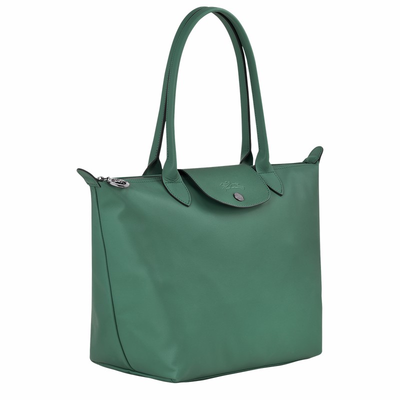 Longchamp Le Pliage Xtra M Tote bag - Leather Olive USA | L2605987D90