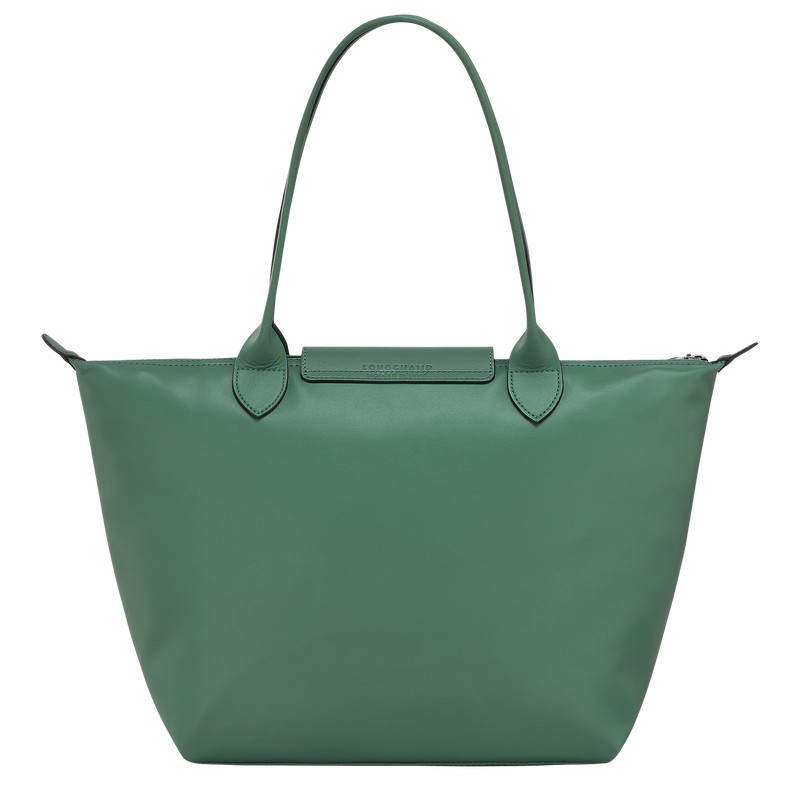 Longchamp Le Pliage Xtra M Tote bag - Leather Olive USA | L2605987D90