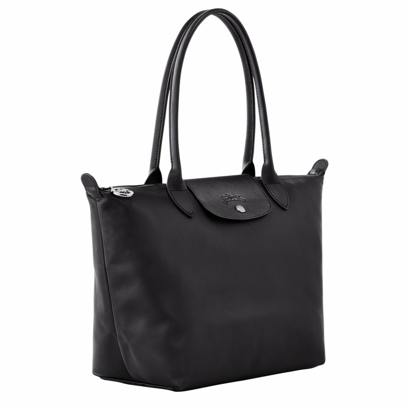 Longchamp Le Pliage Xtra M Tote bag - Leather Black USA | L2605987001