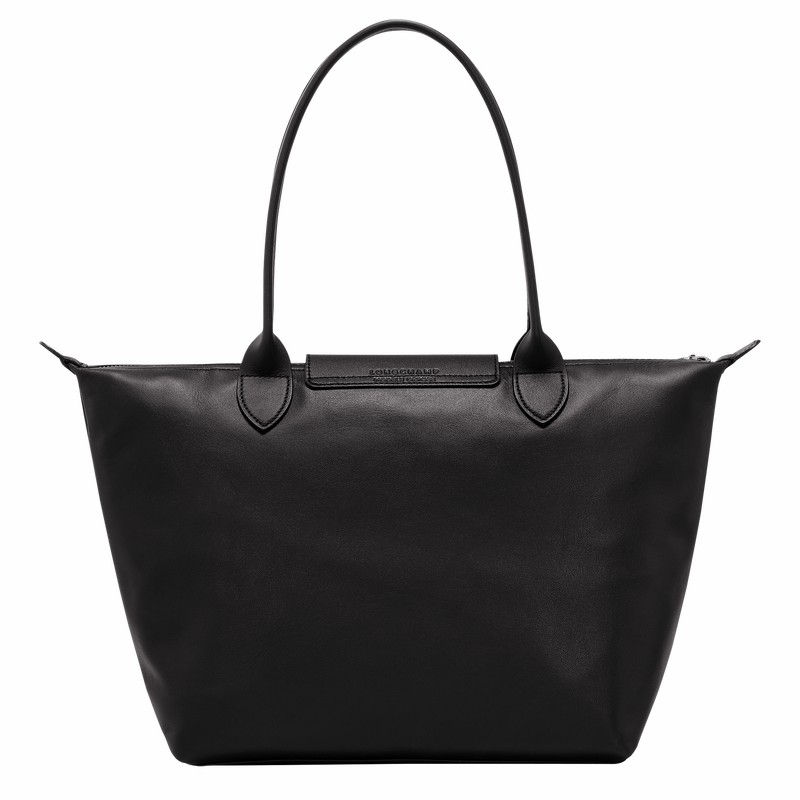 Longchamp Le Pliage Xtra M Tote bag - Leather Black USA | L2605987001