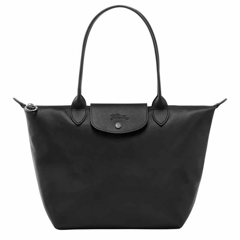 Longchamp Le Pliage Xtra M Tote bag - Leather Black USA | L2605987001