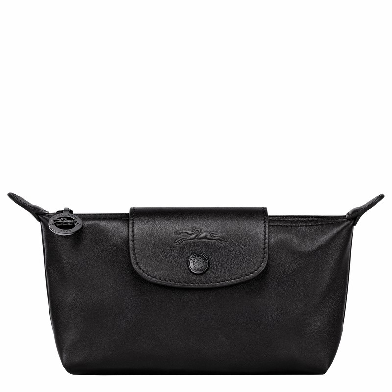 Longchamp Le Pliage Xtra Pouch - Leather Black USA | 34174987001-