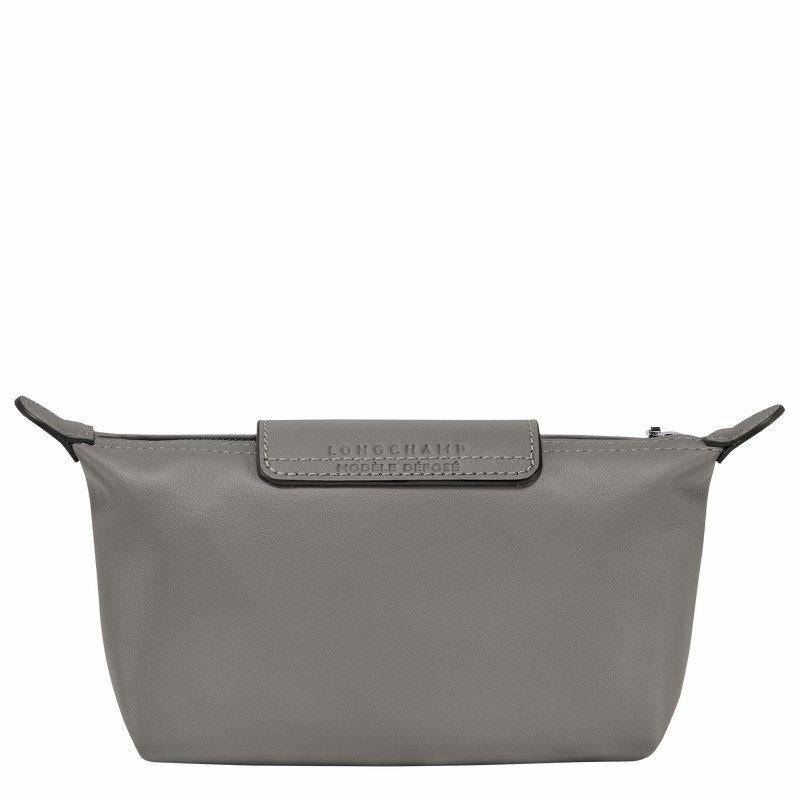 Longchamp Le Pliage Xtra Pouch - Leather Grey USA | 34174987P55-