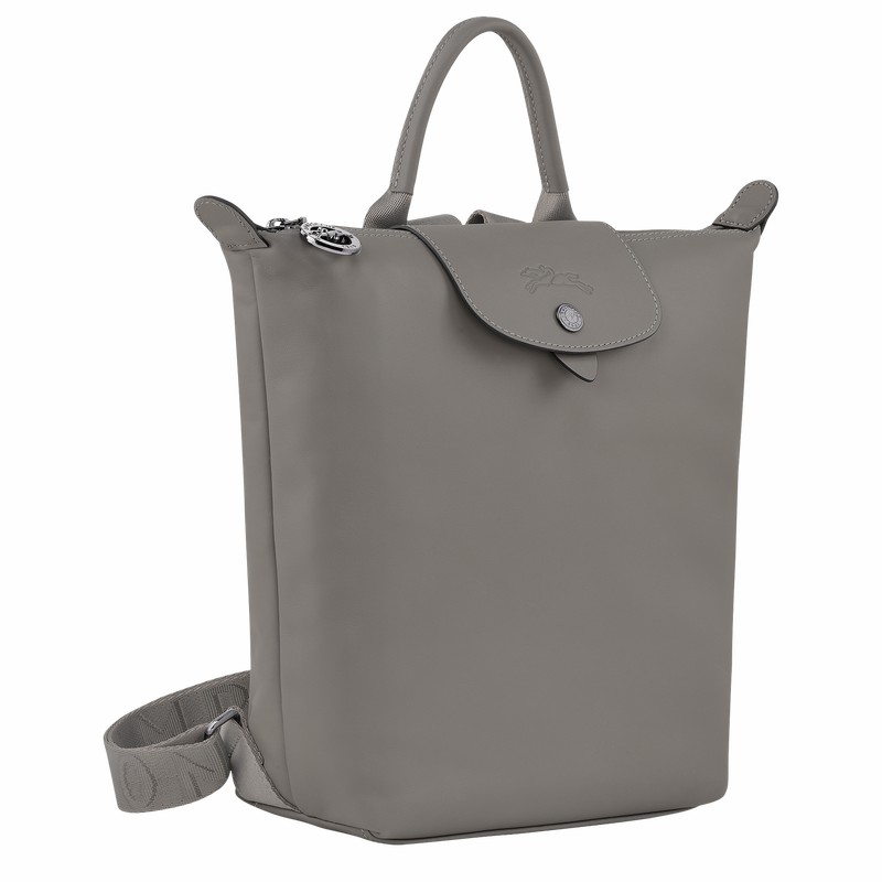 Longchamp Le Pliage Xtra S Backpack - Leather Grey USA | 10209987P55-