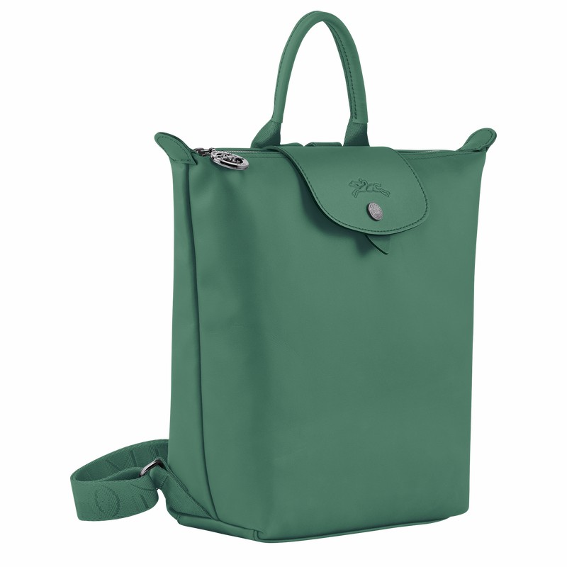 Longchamp Le Pliage Xtra S Backpack - Leather Olive USA | 10209987D90