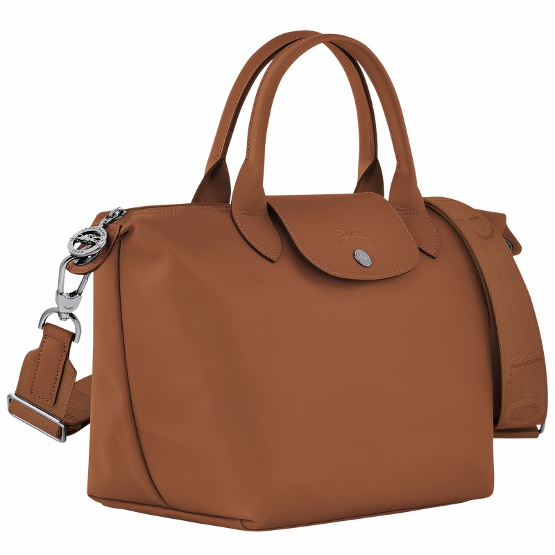 Longchamp Le Pliage Xtra S Handbag - Leather Bag Brown | L1512987504