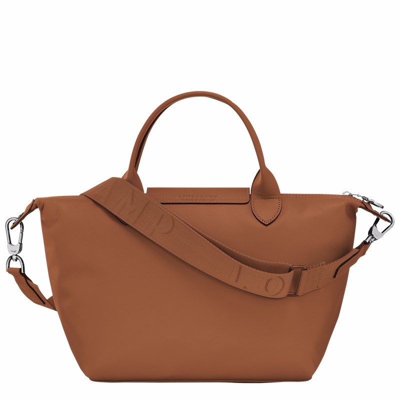 Longchamp Le Pliage Xtra S Handbag - Leather Bag Brown | L1512987504