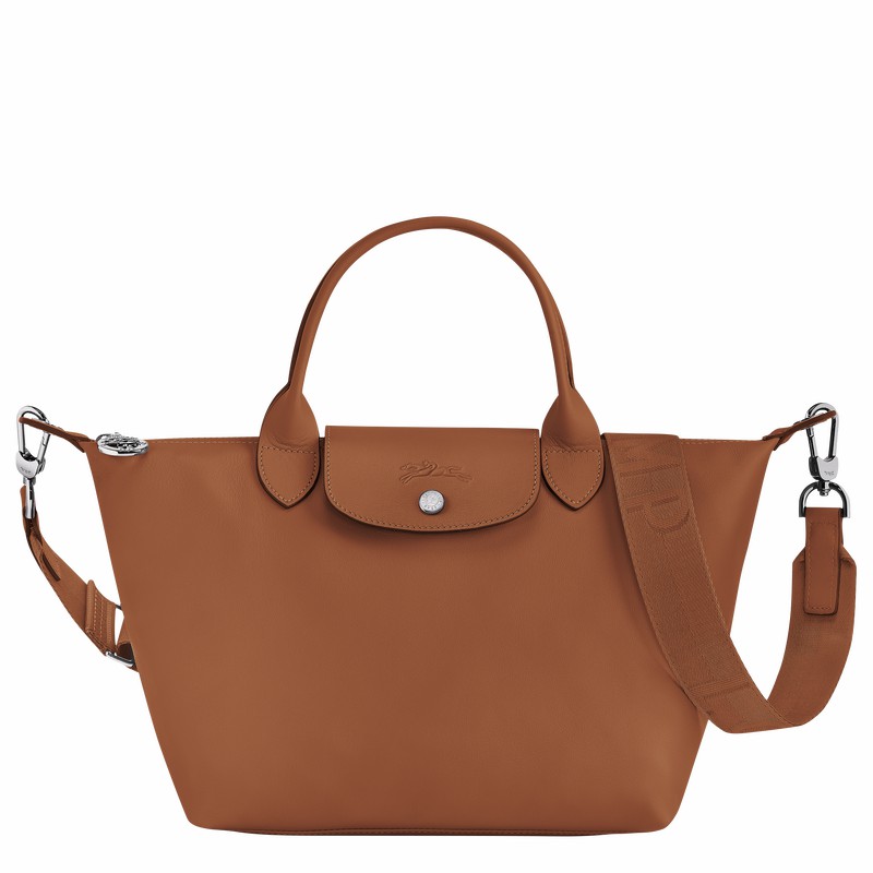 Longchamp Le Pliage Xtra S Handbag - Leather Bag Brown | L1512987504