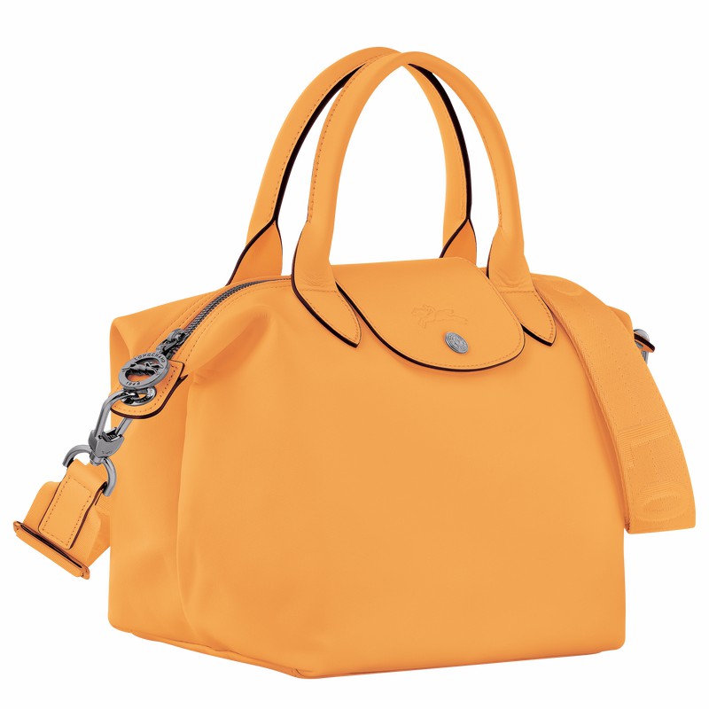 Longchamp Le Pliage Xtra S Handbag - Leather Apricot USA | L1512987222