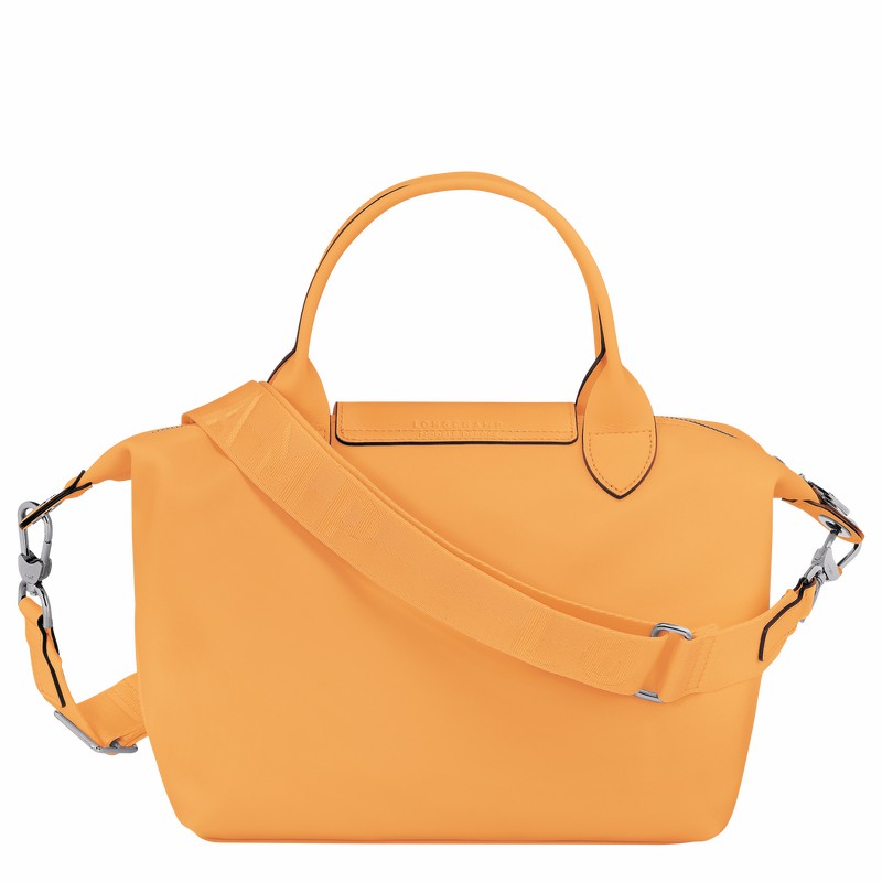 Longchamp Le Pliage Xtra S Handbag - Leather Apricot USA | L1512987222