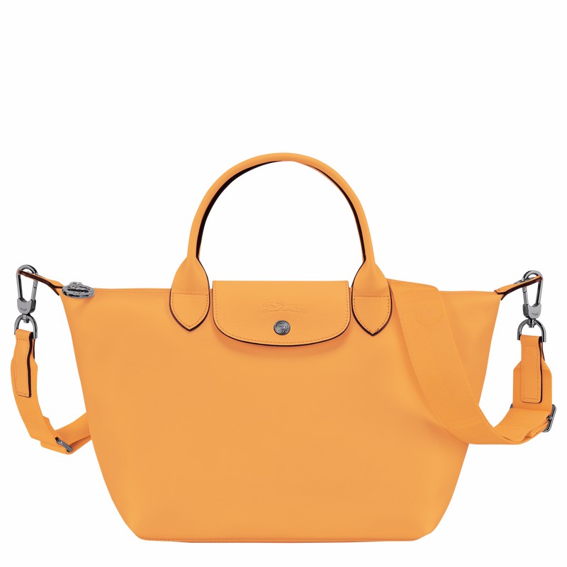 Longchamp Le Pliage Xtra S Handbag - Leather Apricot USA | L1512987222