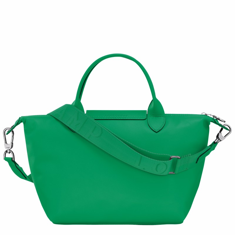 Longchamp Le Pliage Xtra S Handbag - Leather Green USA | L1512987249