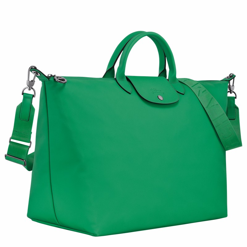 Longchamp Le Pliage Xtra S Travel bag - Leather Green USA | L1624987249-