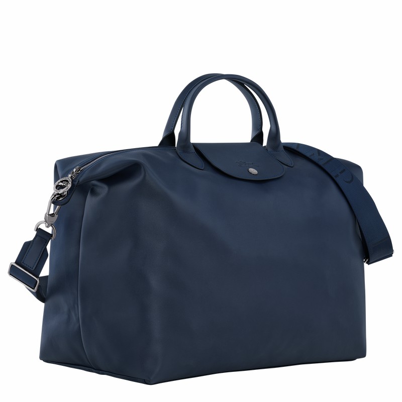 Longchamp Le Pliage Xtra S Travel bag - Leather Navy USA | L1624987556-