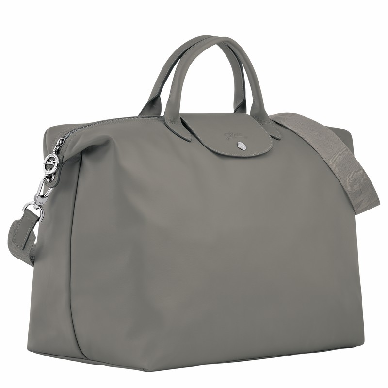 Longchamp Le Pliage Xtra S Travel bag - Leather Grey USA | L1624987P55