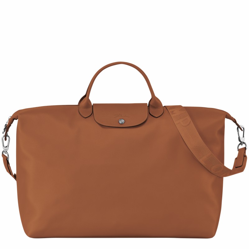 Longchamp Le Pliage Xtra S Travel bag - Leather Brown USA | L1624987504