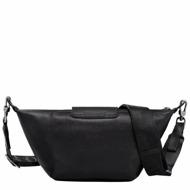 Longchamp Le Pliage Xtra XS Crossbody bag - Leather Black USA | 10212987001