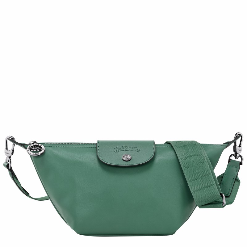 Longchamp Le Pliage Xtra XS Crossbody bag - Leather Olive USA | 10212987D90-