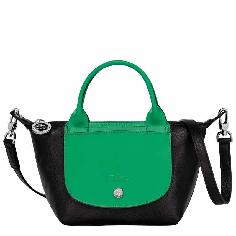 Longchamp Le Pliage Xtra XS Handbag - Leather Green USA | L1500HFJ129