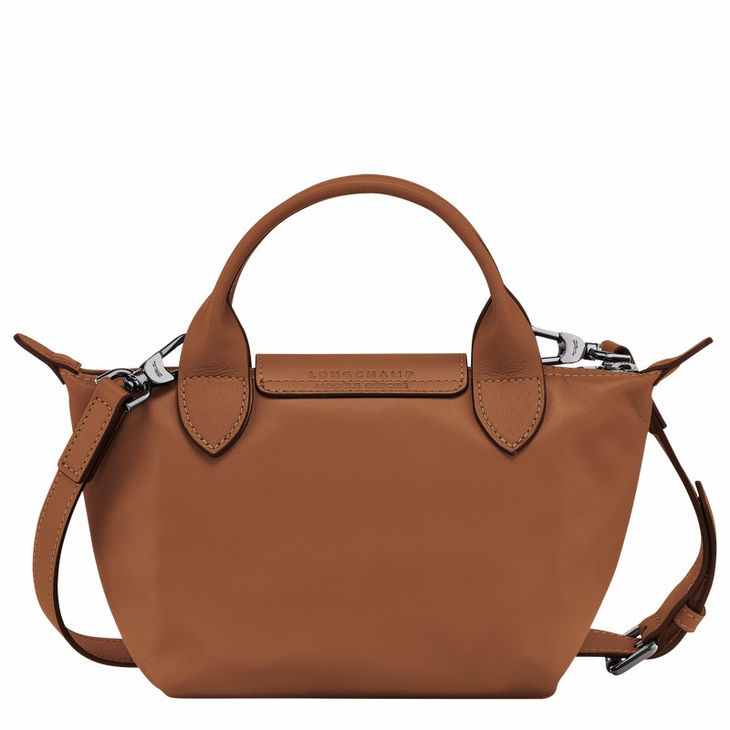 Longchamp Le Pliage Xtra XS Handbag - Leather Bag Brown | L1500987504