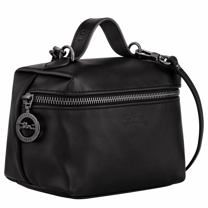 Longchamp Le Pliage Xtra XS Vanity - Leather Black USA | 10187987001