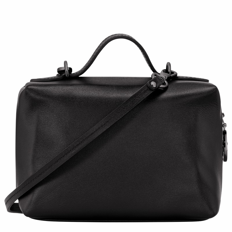 Longchamp Le Pliage Xtra XS Vanity - Leather Black USA | 10187987001