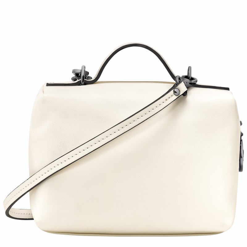 Longchamp Le Pliage Xtra XS Vanity - Leather White USA | 10187987037