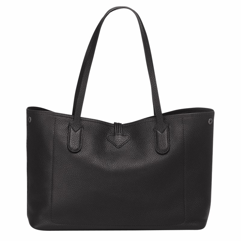 Longchamp Le Roseau Essential L Tote bag - Leather Black USA | L2686968001