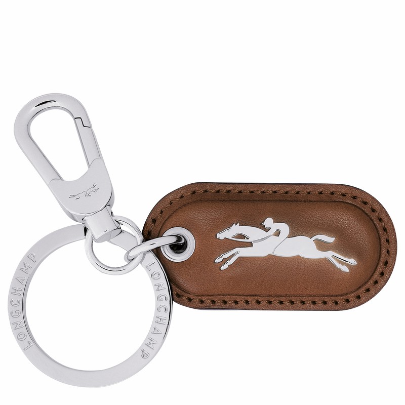 Longchamp Le Roseau Key rings - Leather Brown USA | 36043H48504